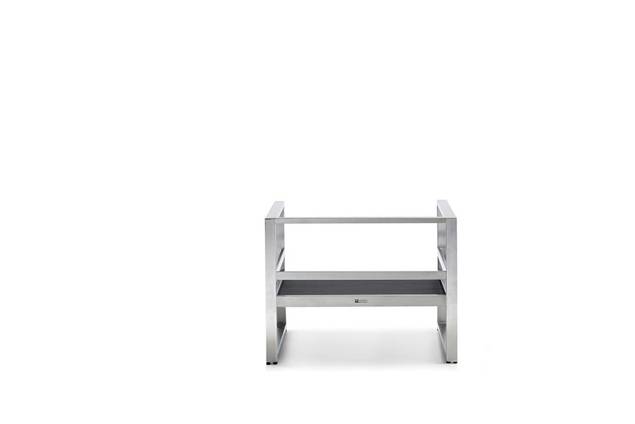 Rubin Loungesessel Edelstahl 4