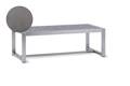 Rubin Loungetisch Edelstahl 120x60 cm