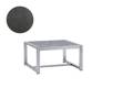 Rubin Loungetisch Edelstahl 76x76 cm