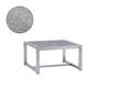 Rubin Loungetisch Edelstahl 76x76 cm