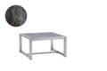 Rubin Loungetisch Edelstahl 76x76 cm