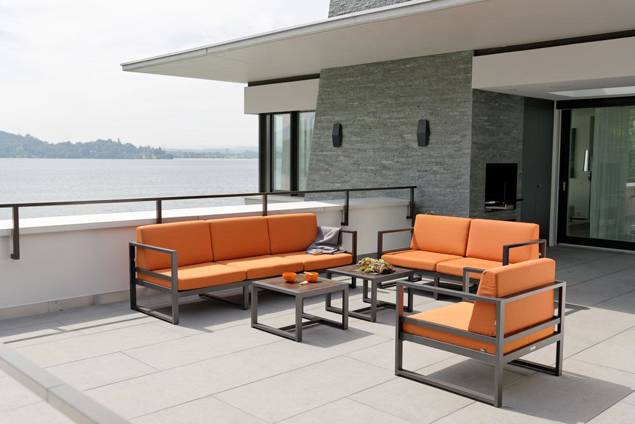 Rubin Loungetisch Aluminium 6