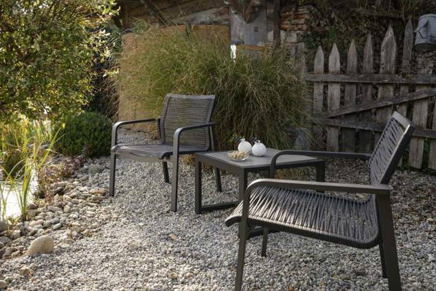 Rubin Loungetisch Aluminium 8