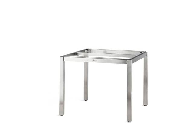 Famosa Gartentisch Edelstahl 90x90 cm 3