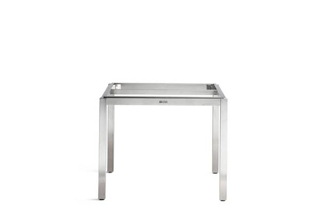 Famosa Gartentisch Edelstahl 90x90 cm 5