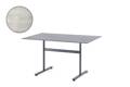 Stockholm Table de jardin pliante acier 160x90 cm