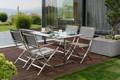 Stockholm Table de jardin pliante acier 3