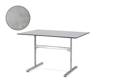 Stockholm Table de jardin pliante acier 120x80 cm