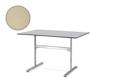 Stockholm Table de jardin pliante acier 120x70 cm
