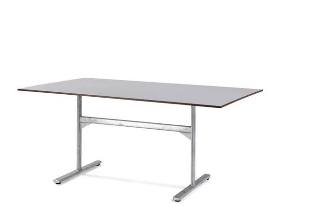 Stockholm Table de jardin pliante acier 180x90 cm 3