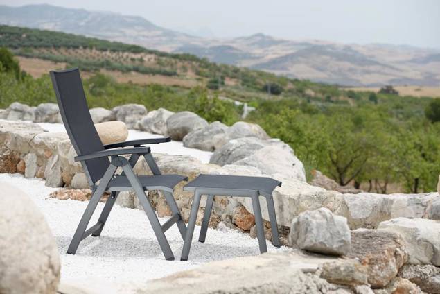 Friesland Gartenhocker Aluminium 1