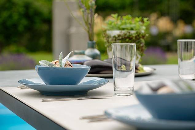 Famosa Table de jardin aluminium 200x100 cm 7