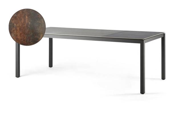 Famosa Gartentisch Aluminium 220x100 cm
