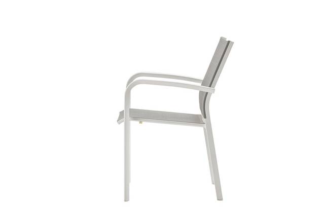 Mont Blanc Chaise de jardin empilable aluminium 1