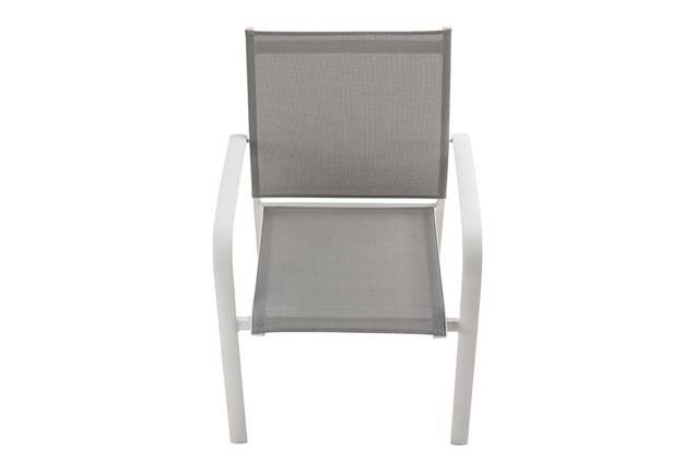 Mont Blanc Chaise de jardin empilable aluminium 4