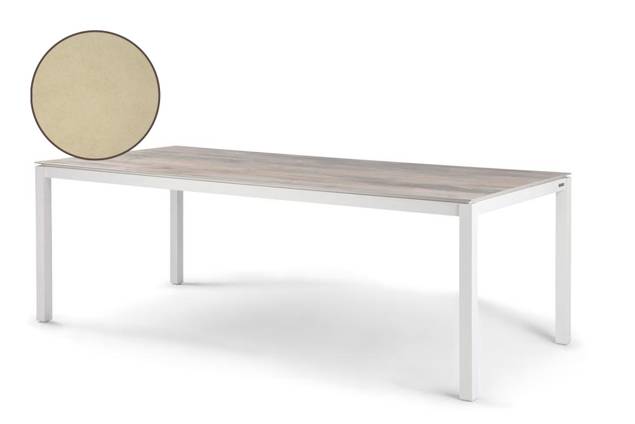 Famosa Gartentisch Aluminium 160x90 cm