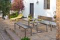 Island Gartentisch Edelstahl 180x90 cm 2