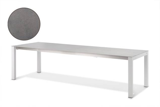 Kos Gartentisch ausziehbar Aluminium 220/280x100 cm