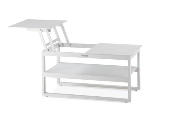 Miami Loungetisch Aluminium 47x85 cm 1