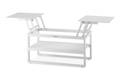 Miami Loungetisch Aluminium 47x85 cm 2
