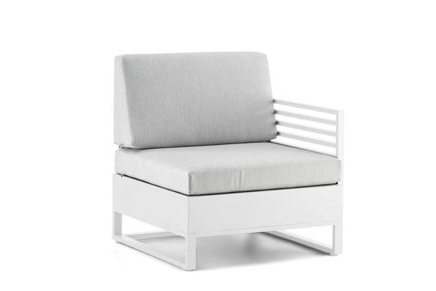 Miami Lounge Elément d'extrémité aluminium 2