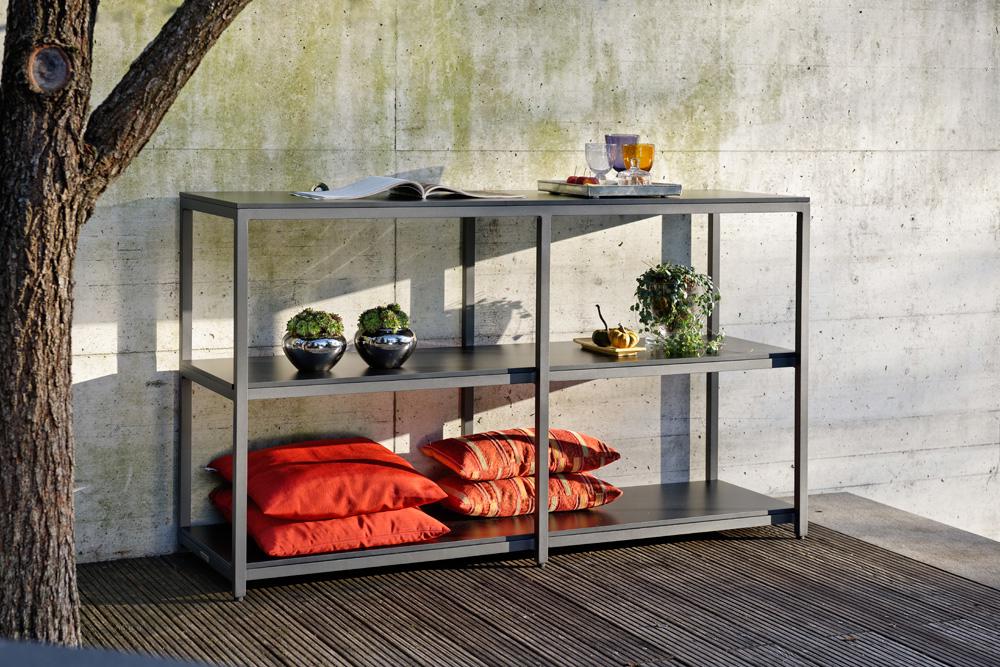 Regalgestell Aluminium ROTTERDAM | Hunn Gartenmbel