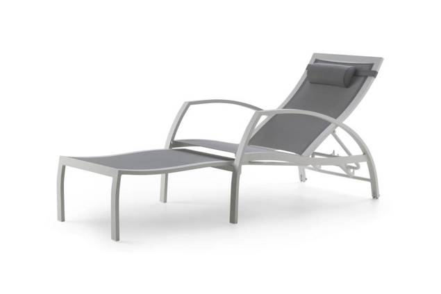 Victoria Chaise longue aluminium 1