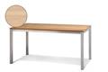Kopenhagen Table de jardin acier inoxydable 90x90 cm