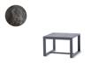 Rubin Loungetisch Aluminium 45x45 cm