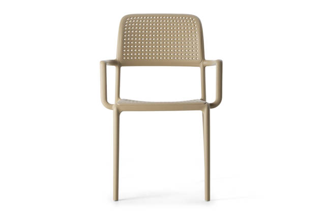 Genf Chaise de jardin empilable synthétique 6