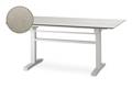 Island Gartentisch Aluminium, mit Rollen 180x90 cm