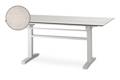 Island Gartentisch Aluminium, mit Rollen 160x90 cm
