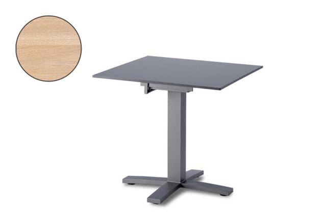 Island Table de jardin aluminium 80x80 cm