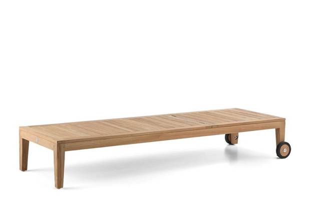 Madeira Liegestuhl Holz 7