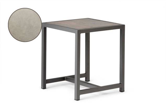 Victoria Table d'appoint aluminium 35x36 cm