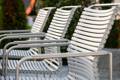 Valencia Chaise de jardin empilable acier inoxydable 4