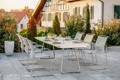 Valencia Chaise de jardin empilable acier inoxydable 6