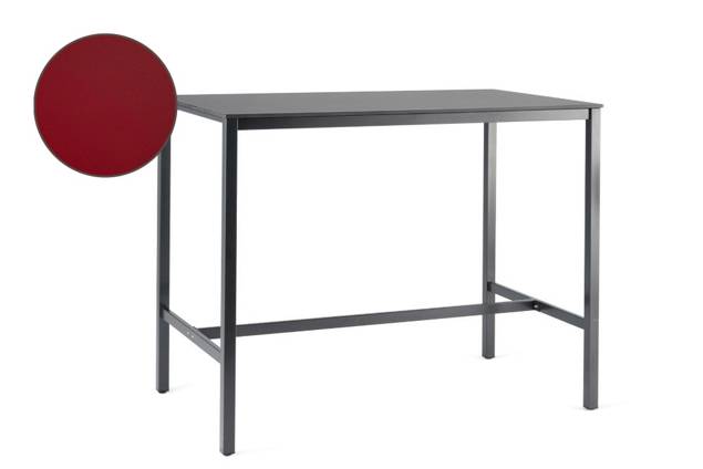 Schilthorn Bartisch Edelstahl 140x80 cm