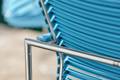 Valencia Chaise de jardin empilable acier inoxydable 4