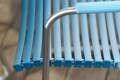 Valencia Chaise de jardin empilable acier inoxydable 8