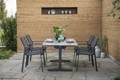 Island Table de jardin aluminium, avec roulettes 160x90 cm 4