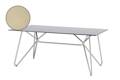 Valencia Gartentisch rund Edelstahl 180x90 cm