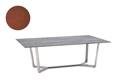 Uri Loungetisch Edelstahl 140x80 cm