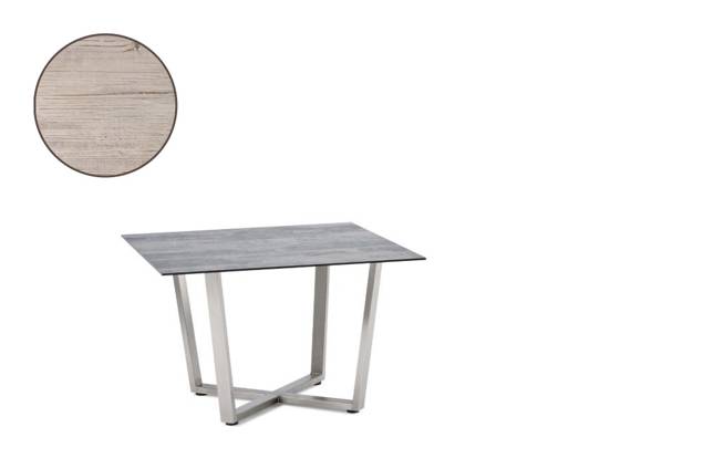 Uri Loungetisch Edelstahl Ø 90 cm