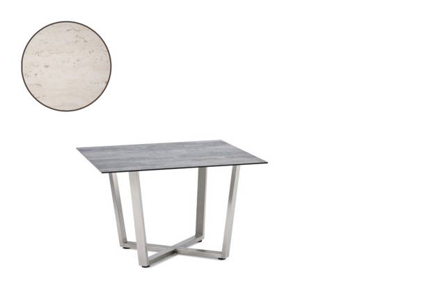 Uri Loungetisch Edelstahl Ø 115 cm