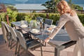 Kos Table de jardin à acier inoxydable 5