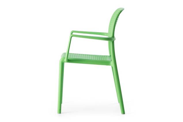 Genf Chaise de jardin empilable synthétique 2