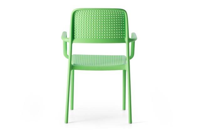 Genf Chaise de jardin empilable synthétique 4