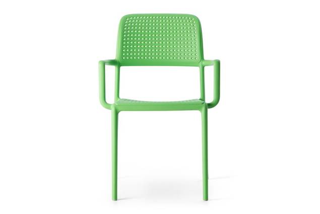 Genf Chaise de jardin empilable synthétique 6