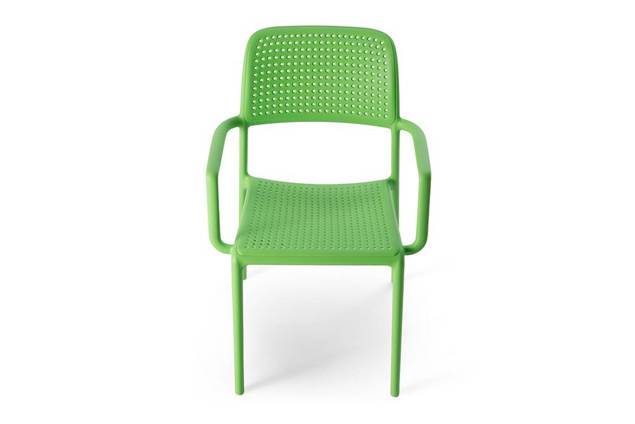 Genf Chaise de jardin empilable synthétique 8